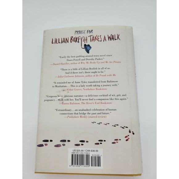 Lillian Boxfish Takes a Walk by Kathleen Rooney (2017, Hardcover) First Edition - Picture 6 of 7